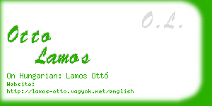 otto lamos business card