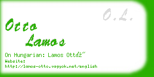 otto lamos business card